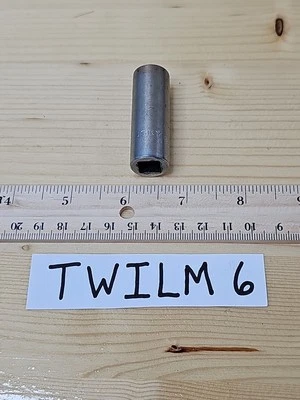 HUSKY USA - CBD-616 - 3/8” DRIVE - 1/2” SEMI DEEP  MID DEPTH - 6 POINT SOCKET - Image 1 of 4