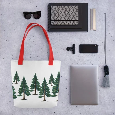 Bolso de Mano Pino Hojas Verdes Naturaleza Foto 1 de 3