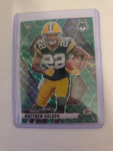 2025 Mosaic Matthew Golden Rookie Card #323 GREEN MOSAIC PRIZM COLOR MATCH (RC) - Picture 1 of 1