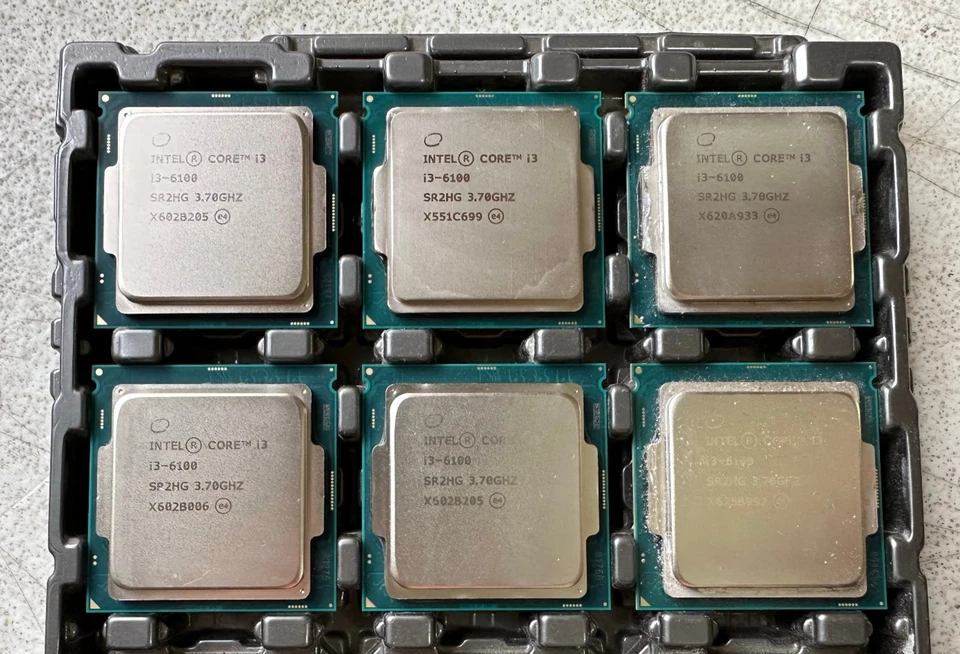 Intel Core i3-6100 CPU @ 3.70GHz (Lot of 6) - Image 1 of 3
