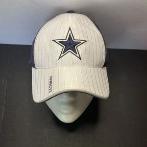 Dallas Cowboys Star NFL Reebok Slouch Hat Cap Adjustable Strap OSFA White/ Blue - Picture 1 of 9