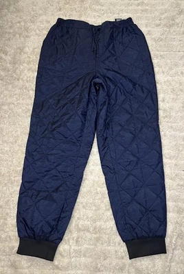 Nuage navy blue gorpcore diamond quilted puffer-style jogger pants Size Medium - Image 1 of 4