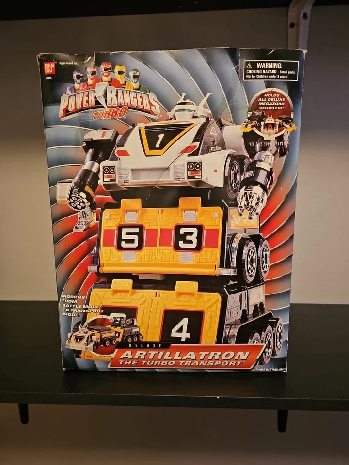 G2U Vintage Power Rangers Turbo Deluxe Artillatron Коробка - Изображение 1 из 4