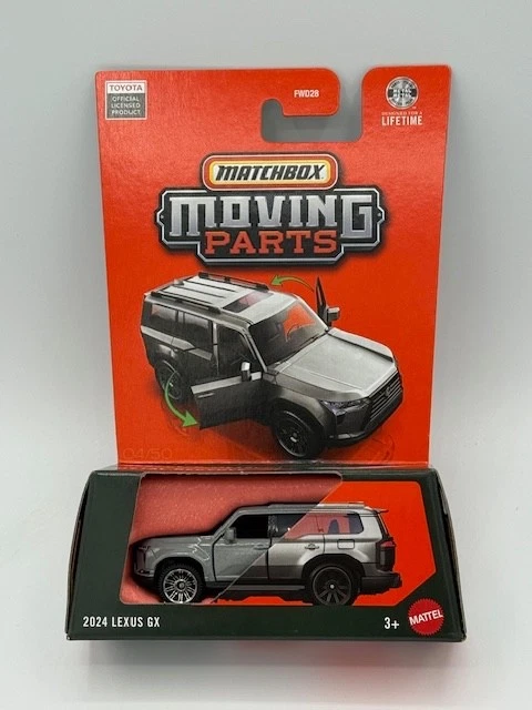 MATCHBOX Moving Parts Release J 2026 2024 LEXUS GX SUV GRAY - Image 1 of 1
