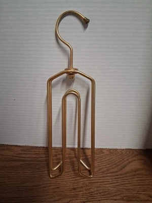 Vintage, COLGADOR DE CORBATA DOBLE CARA, tono dorado Foto 1 de 2