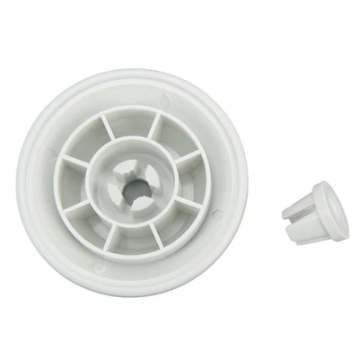 2pcs Durable Thread Plug White Thread Wheel Cover  Auxiliary Replacement - Image 1 of 4