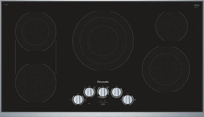 Thermador CEM366TB Masterpiece 36"W 5 Burner Electric Cooktop - Black - Image 1 of 4