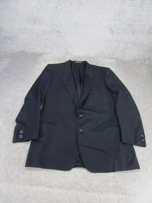 Casaco esportivo masculino Mani 44 azul marinho lã peito único * - Imagem 1 de 4