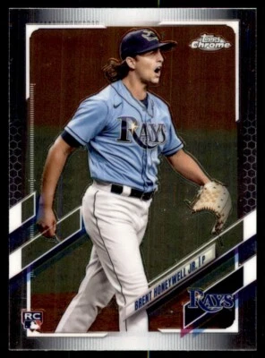 Brent Honeywell Jr. 2021 Topps Chrome Update Rookie RC Card #USC59 Tampa Bay - Image 1 of 2