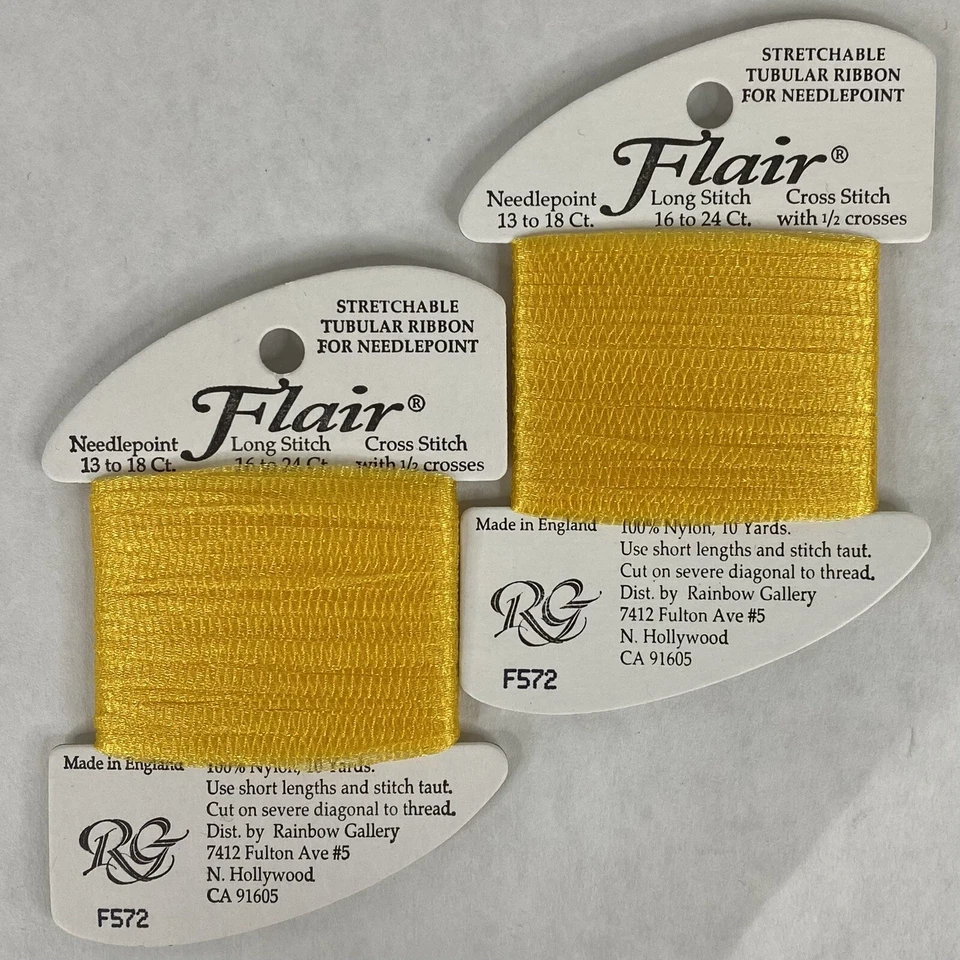 Rainbow Gallery Flair Lot of 2 F572 Gold/Yellow - Image 1 of 1