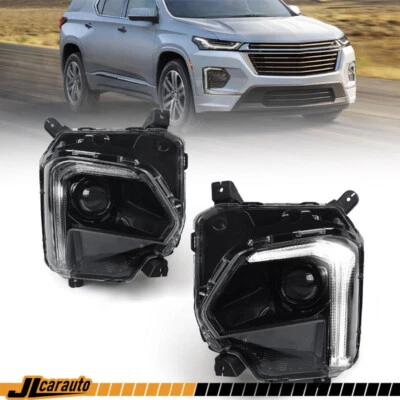 For Chevy Traverse 2022-2024 Headlights Headlamps Full LED DRL Projector w/Bulbs - Image 1 of 4