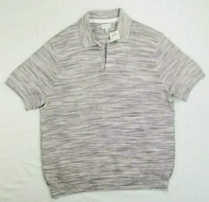 Club Monaco Large Chandails lila violett Herren Kurzarm gestreift Polo Pullover - Bild 1 von 7