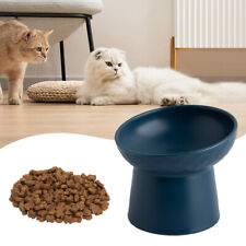 NEW Pet Bowl Cat Bowl Dog Elevated Feeder Food Water High-foot Tilted Stand Bowl