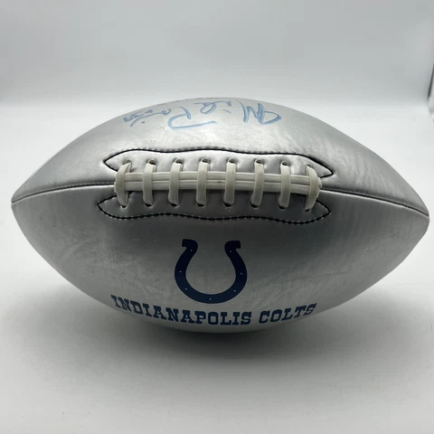 VINTAGE INDIANAPOLIS COLTS F9T-5009 COLLECTOR SERIES MIKE PRIOR AUTOGRAPHED BALL Cover
