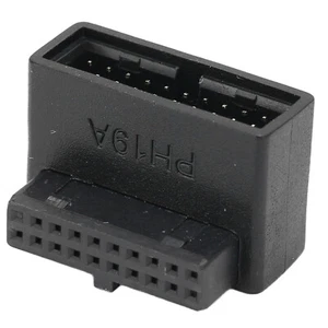 USB-Frontplattenadapter Frontplattenbuchse 90°-Winkel - Bild 1 von 12