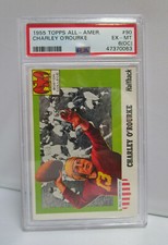 Charley O'Rourke 1955 Topps All-American Football Card #90 Graded PSA 6 OC EX-MT