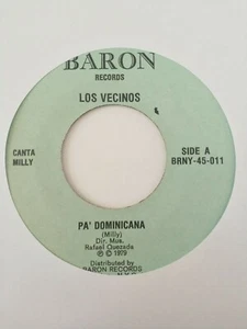 Los Vecinos Pa Dominicana / Rocio BARON BRNY-45-011 VG+ #1507 - Imagen 1 de 2