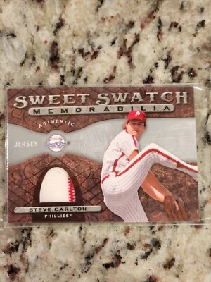 2009 Sweet Spot Sweet Swatch Memorabilia Steve Carlton #SS-SC HOF - Image 1 of 2