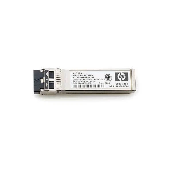 HP StorageWorks 8Gb Short Wave Fibre Channel SFP+ 1 Pack AJ718A - Image 1 of 1