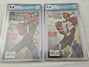 AMAZING SPIDER-MAN 568 1ST PRINT AND 2ND PRINT VARIANT BOTH CGC 9.4 WP - Picture 1 of 7