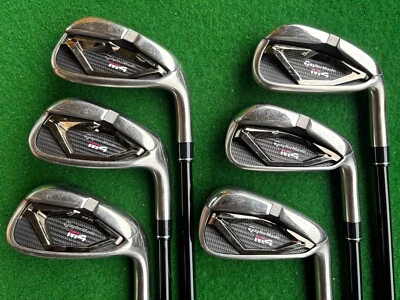 TaylorMade M4 IronSet 5-9+Pw 6pic RH Fujikura Atmos RED graphite Flex Stiff Used - Image 1 of 4