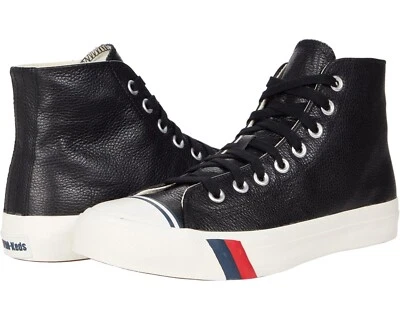 Zapatilla deportiva PRO-Keds Royal Hi de cuero negra unisex zapatos para hombre 8,5/mujer 10,5 nueva en caja Foto 1 de 4