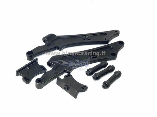 07120 SET SUPPORTO ALETTONE X BUGGY PANTHERA RICAMBI MODELLI RC SCALA 1/5 HIMOTO - Immagine 1 di 1