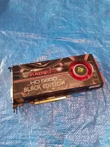 ATI Radeon HD 5850 1G Graphics Video Card BLACK EDITION - Picture 1 of 8