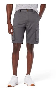 Levi Strauss Signature Men's Dark Gray Secure Cargo Shorts Size 44 New - Picture 1 of 6