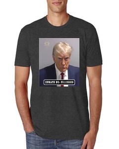 Camiseta Oficial Donald Trump Mugshot Recluso Hombre Premium TriBlend - Imagen 1 de 17