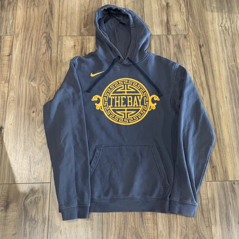 Nike Golden State Warriors The Bay Hoodie Sweatshirt Men’s Medium Cover