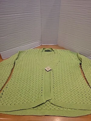 Suéter Willow Mujer Cárdigan Mediano Cierre Manga Larga Verde Foto 1 de 4