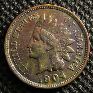 1904 Indian Head Cent with full LIBERTY