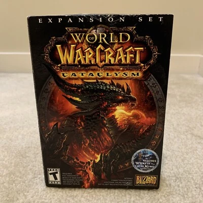 World of Warcraft Cataclysm Expansion Set PC Computer Video Game 2010 NEW - Image 1 of 4