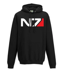 Sudadera con capucha Mass Effect N7 Logo para adultos - Imagen 1 de 2