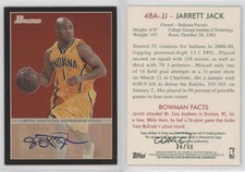 2009-10 Bowman '48 '48 Auto Black /48 Jarrett Jack #48A-JJ Auto