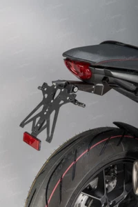 LIGHTECH PORTATARGA REGOLABILE + LUCE + CATADIOTTRO HONDA CB 1000 R 2018-2023 - Foto 1 di 2