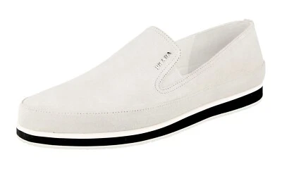 PRADA Suede Slip-On Sneakers Espadrilles - 3S5749 Grey NEW -  US 10 EU 40 UK 7 - Image 1 of 4