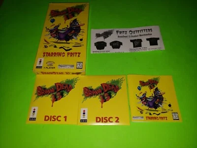 Brain Dead 13 3DO TESTED VERY GOOD COMPLETE CIB w LONG BOX Braindead  - Image 1 of 4