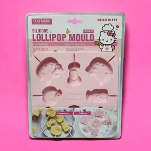 Hello Kitty Lollipop Form Förmchen Lolliförmchen Silikonform Lutscherform KT7082 - Bild 1 von 1