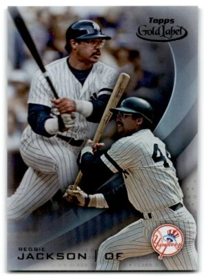 2016 Topps Gold Label Class 3 Reggie Jackson New York Yankees #9 - Image 1 of 2