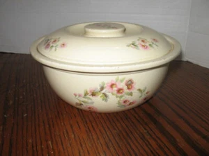Homer Laughlin Oven Serve Virginia VA Rose Covered Casserole Lid - Picture 1 of 5