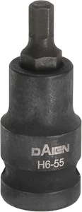 H6 Hex Bit Socket 55mm 1/2" Drive S2 Steel Impact Nut Driver Set - Picture 1 of 12