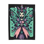 Velveteen Plush Blanket Home Decor Wicked Fairy Queen Willow Emo Gothic Punk