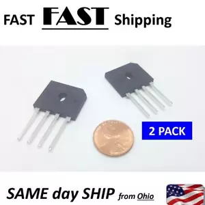 Rectificador de puente pasivado de vidrio monofásico GBU608 6A 800V - Imagen 1 de 3