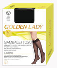 10 Paar Golden Lady Kniestrmpfe "Gambaletto 20" versch. Farben Gr. 35-42