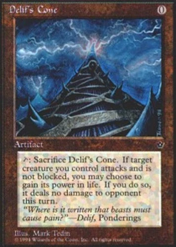 Delif's Cone ~ Lightly Played Fallen Empires MTG Magic UltimateMTG Artifact Card - Image 1 of 1