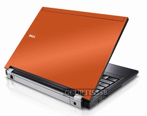ORANGE Vinyl Lid Skin Cover Decal fits Dell Latitude E4310 Laptop - Picture 1 of 1
