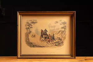 Mid-19th Century "Drag is Broke" Litho Print - Picture 1 of 2