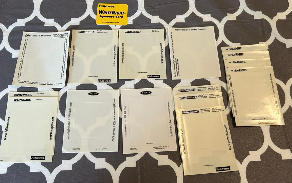 15 Screen Protectors for Assorted Handheld PDAOrganizer Screen Overlay NEW - Image 1 of 1